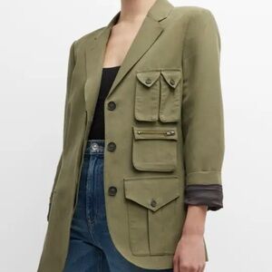 Smythe Khaki Women's Utility Jacket